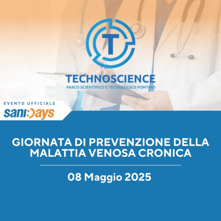 Locandina SaniDays 2025 con la partecipazione di Technoscience