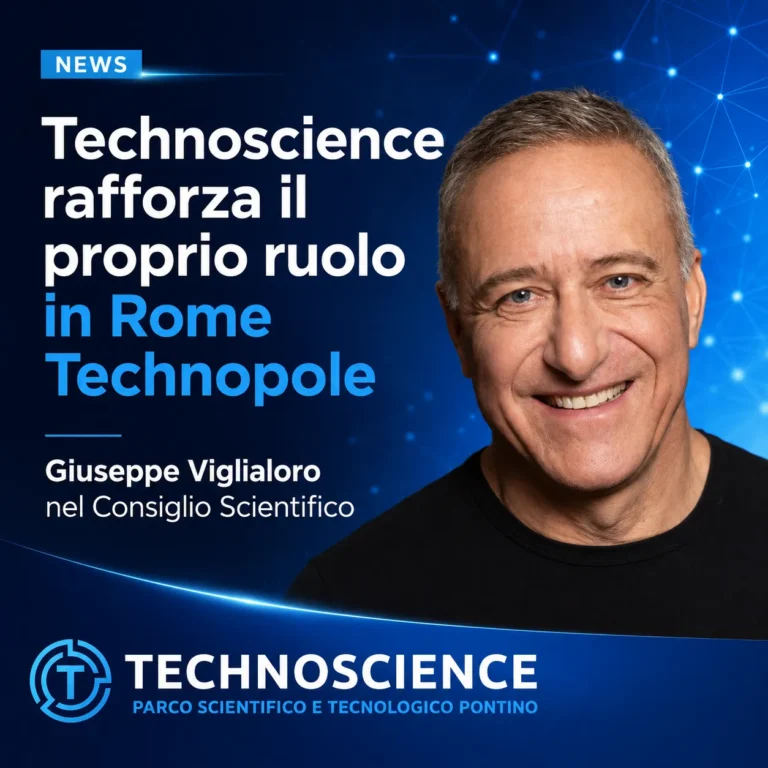 Giuseppe Viglialoro di Technoscience nominato nel Consiglio Scientifico di Rome Technopole
